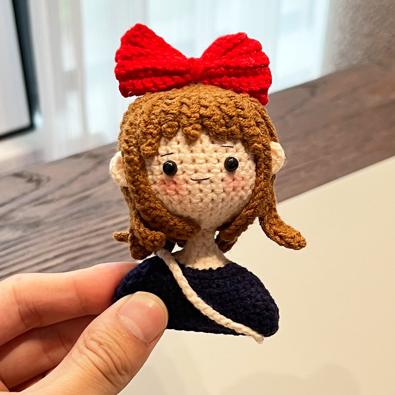 Lovely Crochet Boys anf Girls,Handmade Knitted Couple Avatar,Crochet Keychain,School bag Pendant,Boyfriend and Girlfriend Gifts,Gift for her