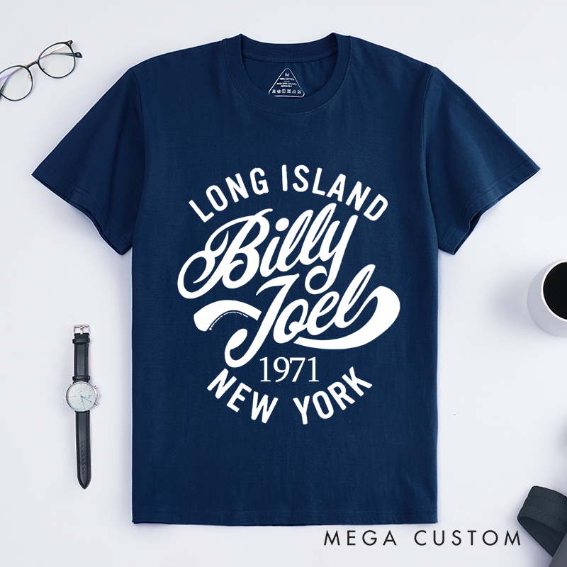 Personalized Classic T-Shirts Long Island Billy Joel New York T-Shirt