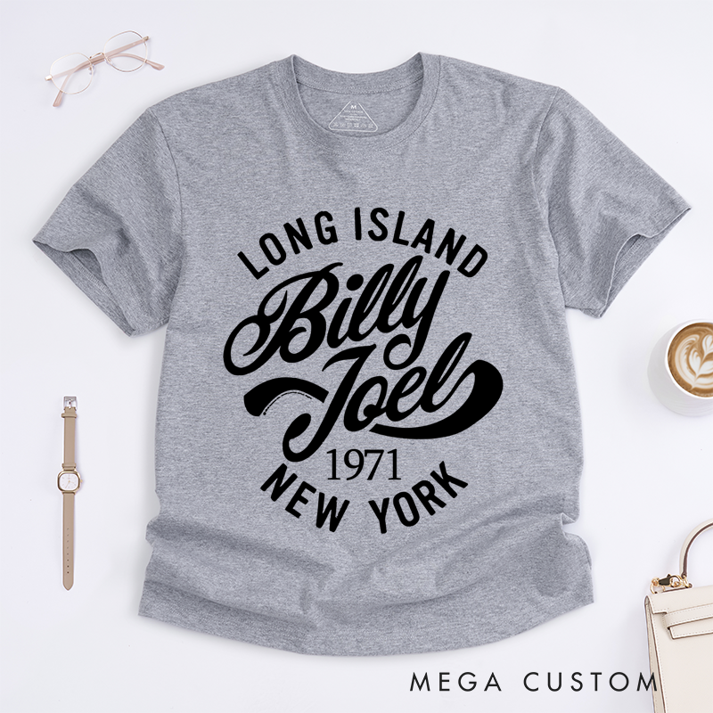 Personalized Classic T-Shirts Long Island Billy Joel New York T-Shirt