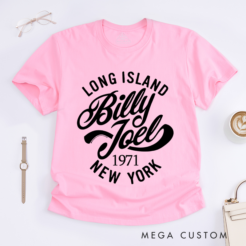 Personalized Classic T-Shirts Long Island Billy Joel New York T-Shirt