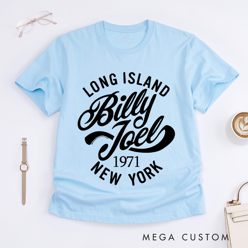 Personalized Classic T-Shirts Long Island Billy Joel New York T-Shirt