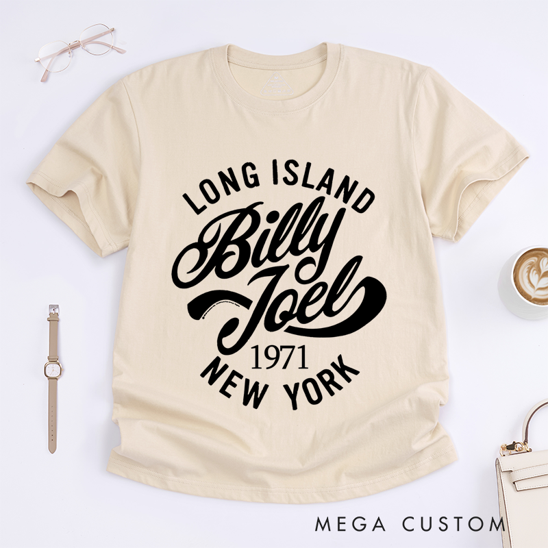 Personalized Classic T-Shirts Long Island Billy Joel New York T-Shirt