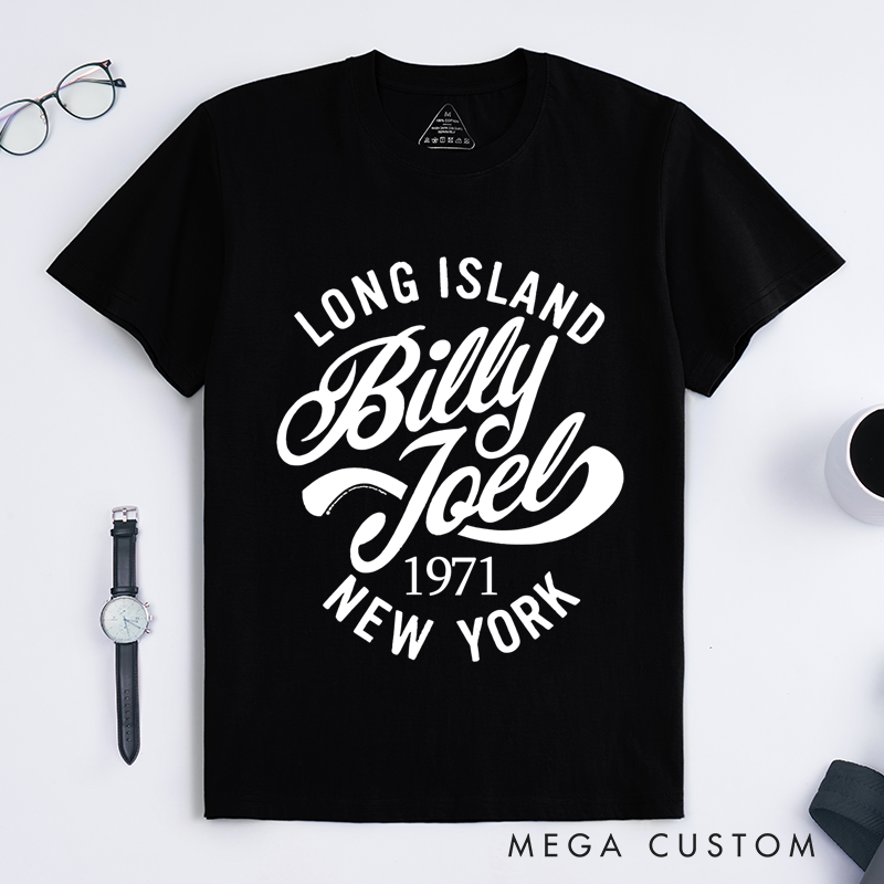 Personalized Classic T-Shirts Long Island Billy Joel New York T-Shirt