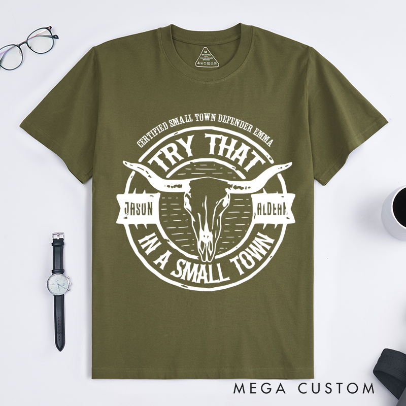 Personalized Classic T-Shirts Rustic Bull Skull Graphic Tee Perfect for Small Town Enthusiasts and Country Music Lovers T-Shirt