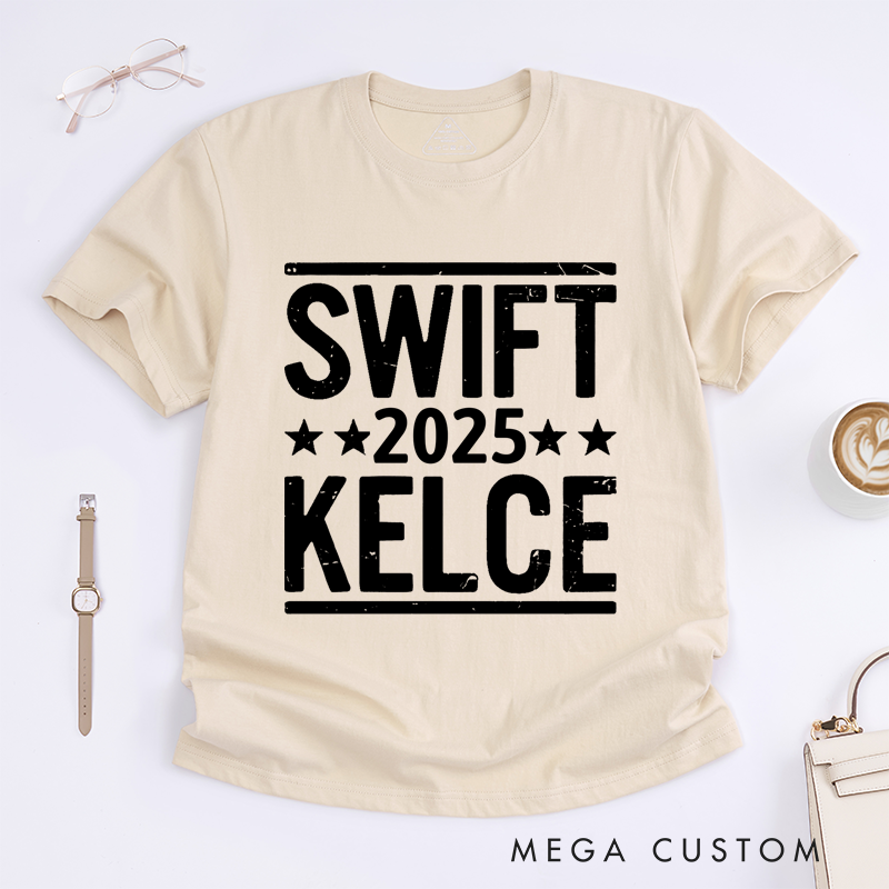 Personalized Classic T-Shirts Swift Kelce 2025 Gift