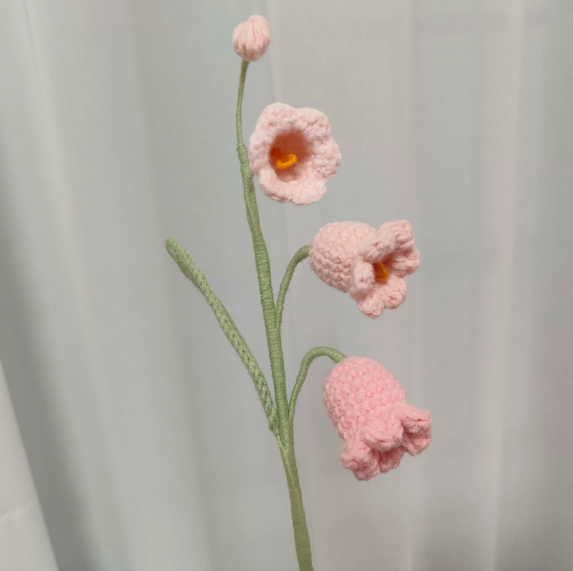 Personalized Crochet Flowers Bouquet Pink Purple Blue Gift for Wife Girlfriend Gift for Her Valentine's Day Birthday Gifts for Bestie