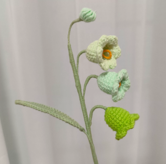 Personalized Crochet Flowers Bouquet Pink Purple Blue Gift for Wife Girlfriend Gift for Her Valentine's Day Birthday Gifts for Bestie