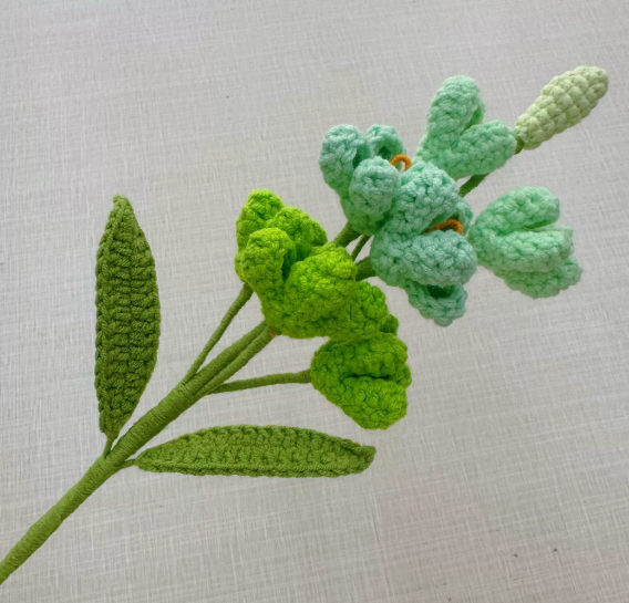 Personalized Crochet Flowers Bouquet Pink Purple Blue Gift for Wife Girlfriend Gift for Her Valentine's Day Birthday Gifts for Bestie