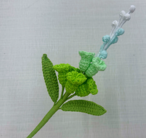 Personalized Crochet Flowers Bouquet Pink Purple Blue Gift for Wife Girlfriend Gift for Her Valentine's Day Birthday Gifts for Bestie