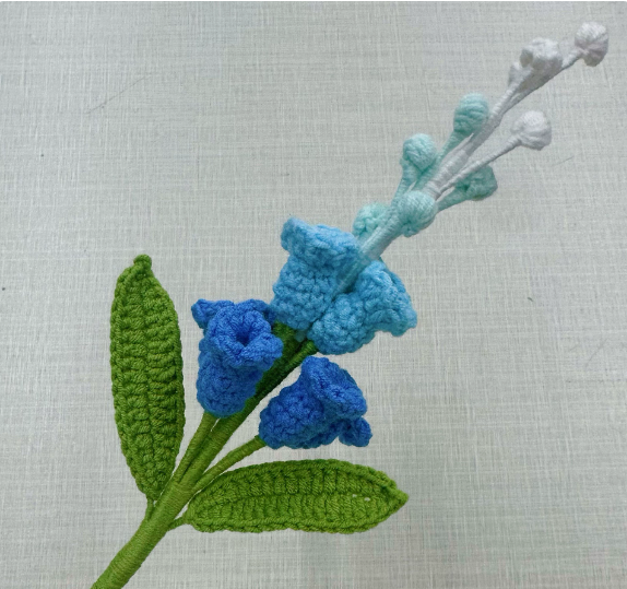 Personalized Crochet Flowers Bouquet Pink Purple Blue Gift for Wife Girlfriend Gift for Her Valentine's Day Birthday Gifts for Bestie