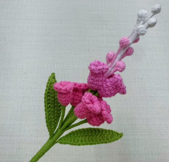 Personalized Crochet Flowers Bouquet Pink Purple Blue Gift for Wife Girlfriend Gift for Her Valentine's Day Birthday Gifts for Bestie