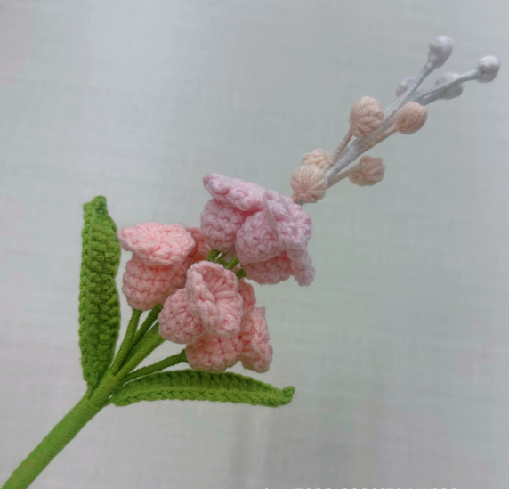 Personalized Crochet Flowers Bouquet Pink Purple Blue Gift for Wife Girlfriend Gift for Her Valentine's Day Birthday Gifts for Bestie