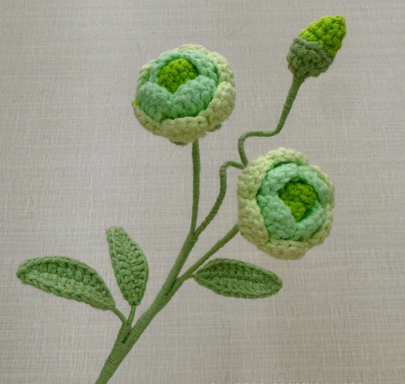 Personalized Crochet Flowers Bouquet Pink Purple Blue Gift for Wife Girlfriend Gift for Her Valentine's Day Birthday Gifts for Bestie