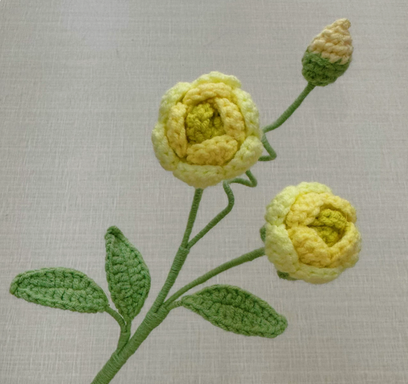 Personalized Crochet Flowers Bouquet Pink Purple Blue Gift for Wife Girlfriend Gift for Her Valentine's Day Birthday Gifts for Bestie