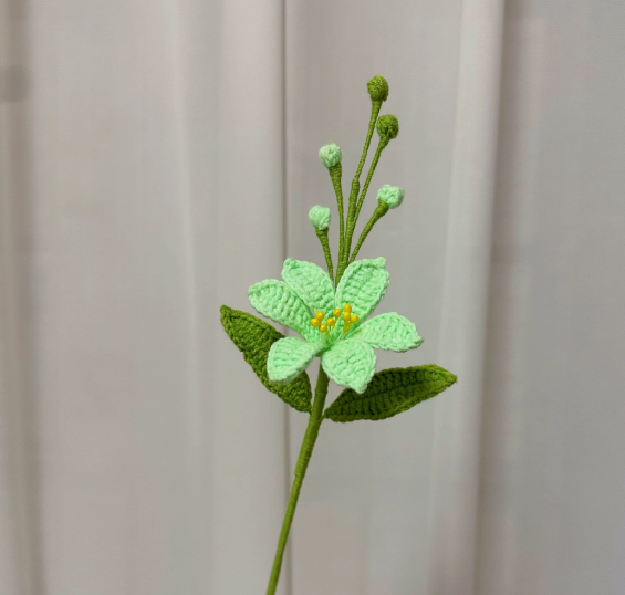 Personalized Crochet Flowers Bouquet Pink Purple Blue Gift for Wife Girlfriend Gift for Her Valentine's Day Birthday Gifts for Bestie