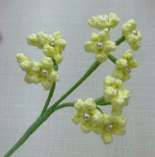 Personalized Crochet Flowers Bouquet Pink Purple Blue Gift for Wife Girlfriend Gift for Her Valentine's Day Birthday Gifts for Bestie