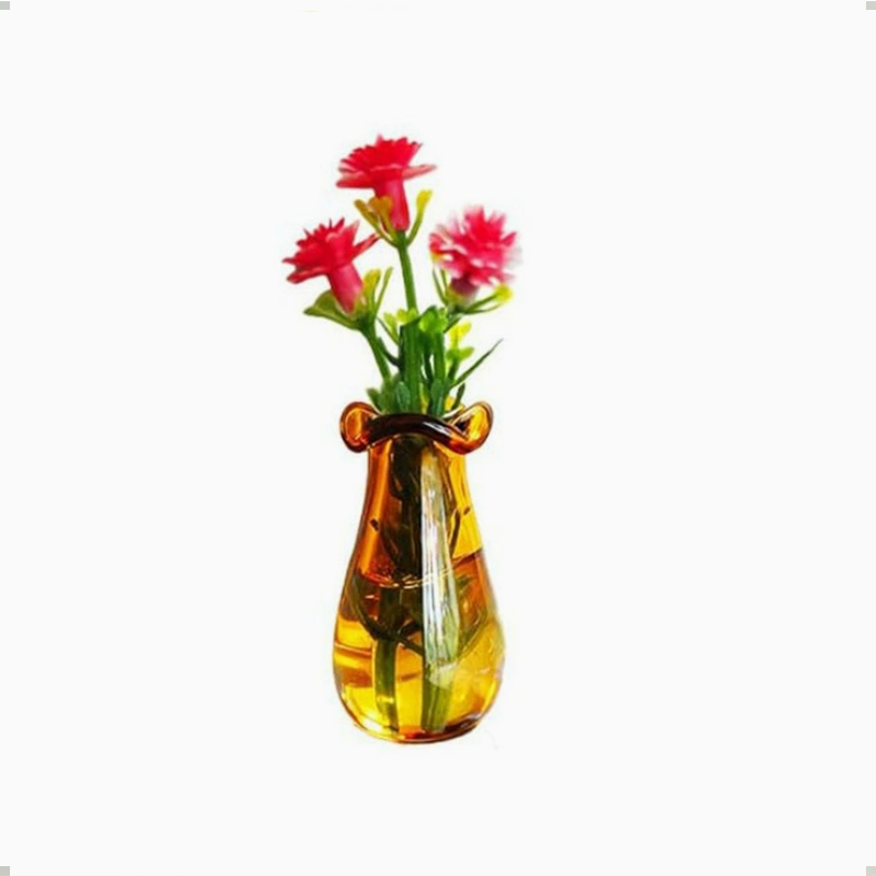Personalized Handmade Ceramic /Glass Mini Vase Fridge Magnets Refrigerator Magnets for Kitchen