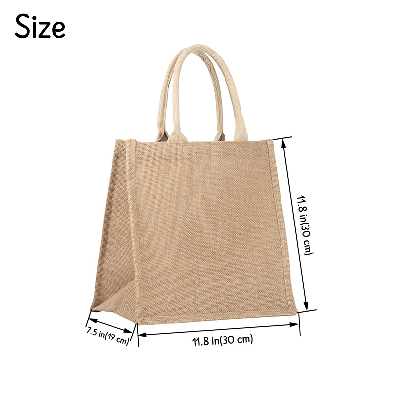 Personalized Bridesmaid Stylish Burlap Tote Bag Custom Bride Name Jute Tote Bag Wedding Beach Bag Bachelorette Party Favors Bridal Shower Gift