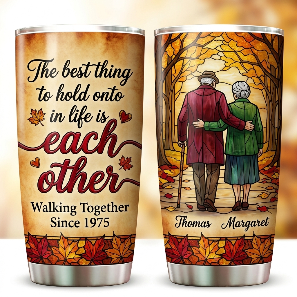 Personalized  Working Together for Many Years Tumbler for Couple Old Couple Anniversary Gift  for Couple 20OZ  Tumbler with Name Gift for Wife Husband You're My Today and All My Tomorrows Tumbler for Wife