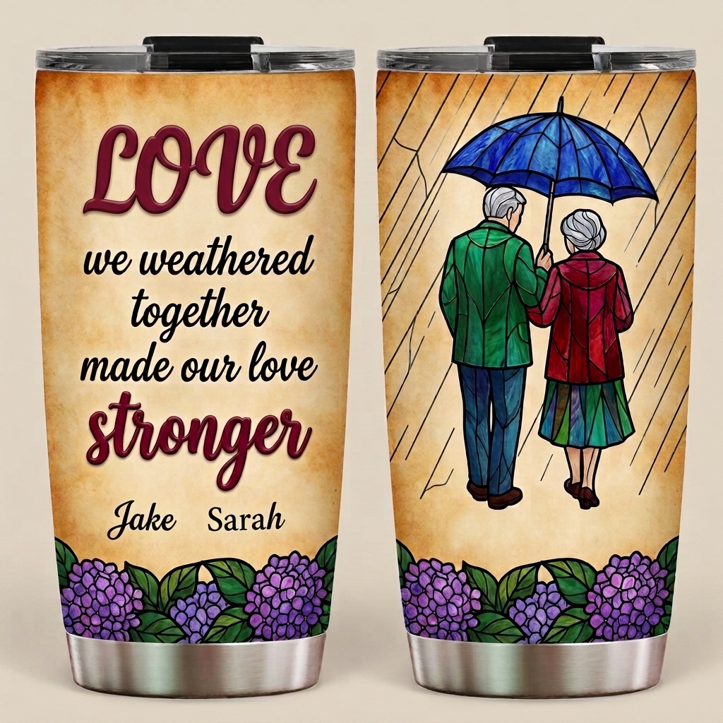 Personalized  Working Together for Many Years Tumbler for Couple Old Couple Anniversary Gift  for Couple 20OZ  Tumbler with Name Gift for Wife Husband You're My Today and All My Tomorrows Tumbler for Wife