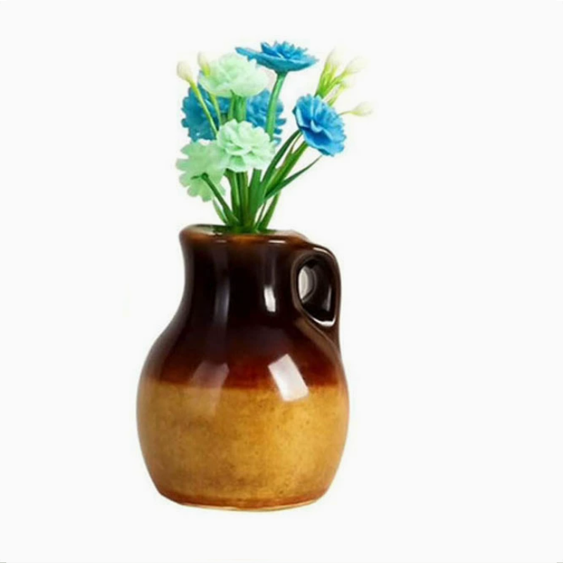 Personalized Handmade Ceramic /Glass Mini Vase Fridge Magnets Refrigerator Magnets for Kitchen