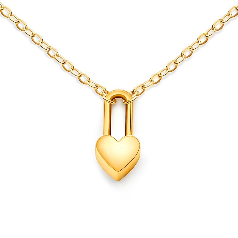 Personalized Radiant Heart Lock Pendant Necklace with Couple's Initials Custom Sterling Silver Jewelry for Lovers