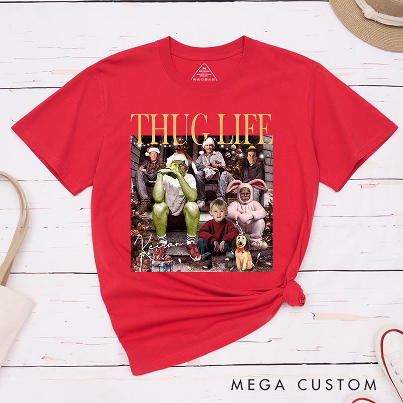 Personalized the Christmas Club Movie Classic T-Shirts Vintage Holiday Movies Tshirt Family Movie Shirt