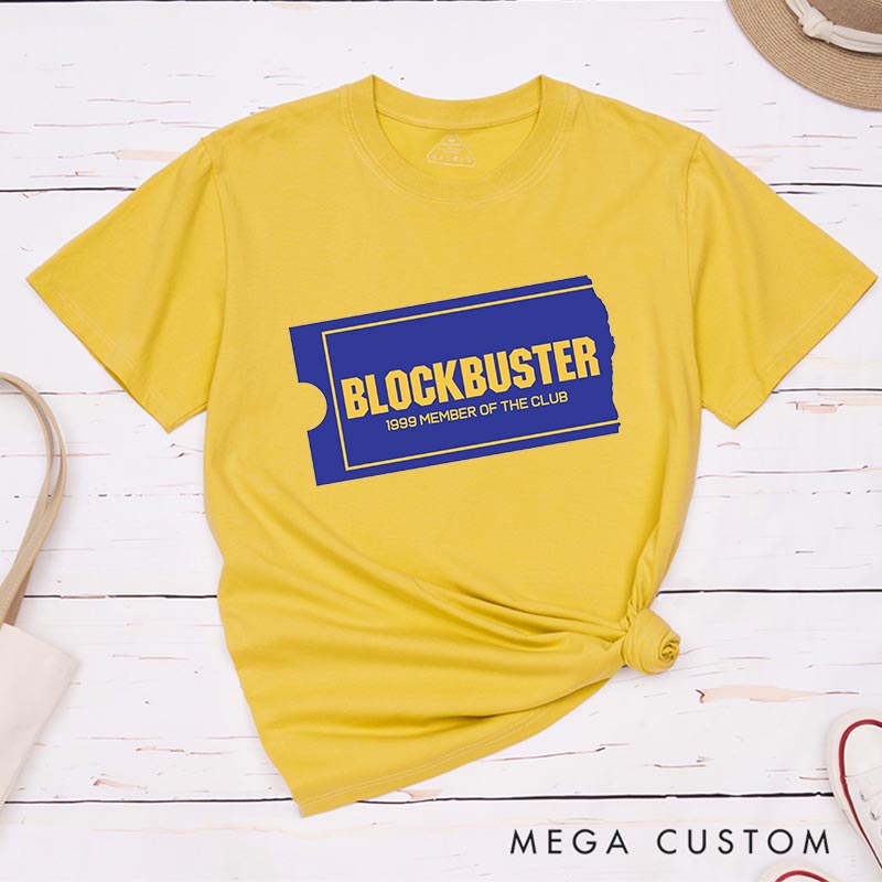 Personalized Vintage Video Store Movie Classic T-Shirts Retro Film Fan Tshirt