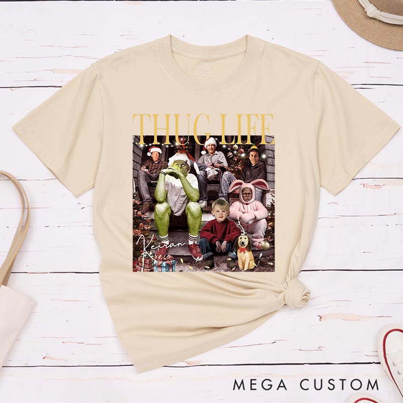 Personalized the Christmas Club Movie Classic T-Shirts Vintage Holiday Movies Tshirt Family Movie Shirt