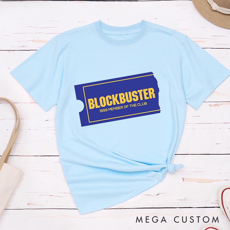 Personalized Vintage Video Store Movie Classic T-Shirts Retro Film Fan Tshirt