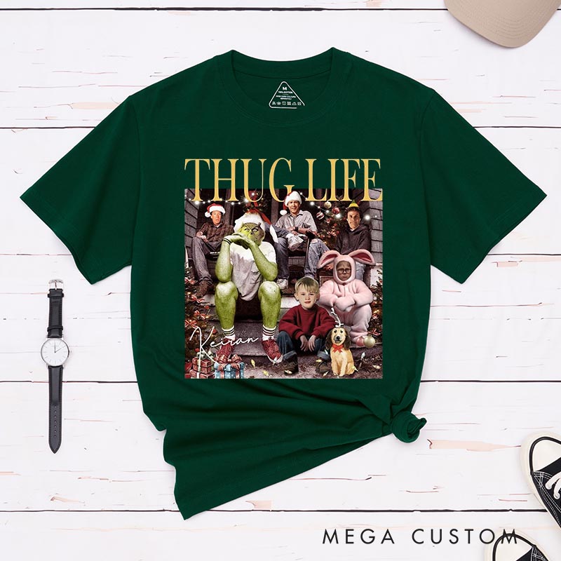 Personalized the Christmas Club Movie Classic T-Shirts Vintage Holiday Movies Tshirt Family Movie Shirt