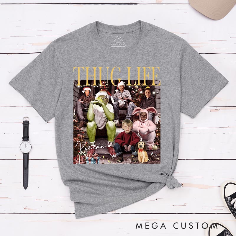 Personalized the Christmas Club Movie Classic T-Shirts Vintage Holiday Movies Tshirt Family Movie Shirt