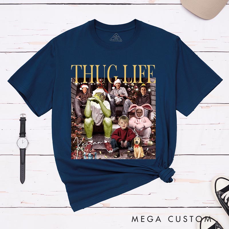Personalized the Christmas Club Movie Classic T-Shirts Vintage Holiday Movies Tshirt Family Movie Shirt