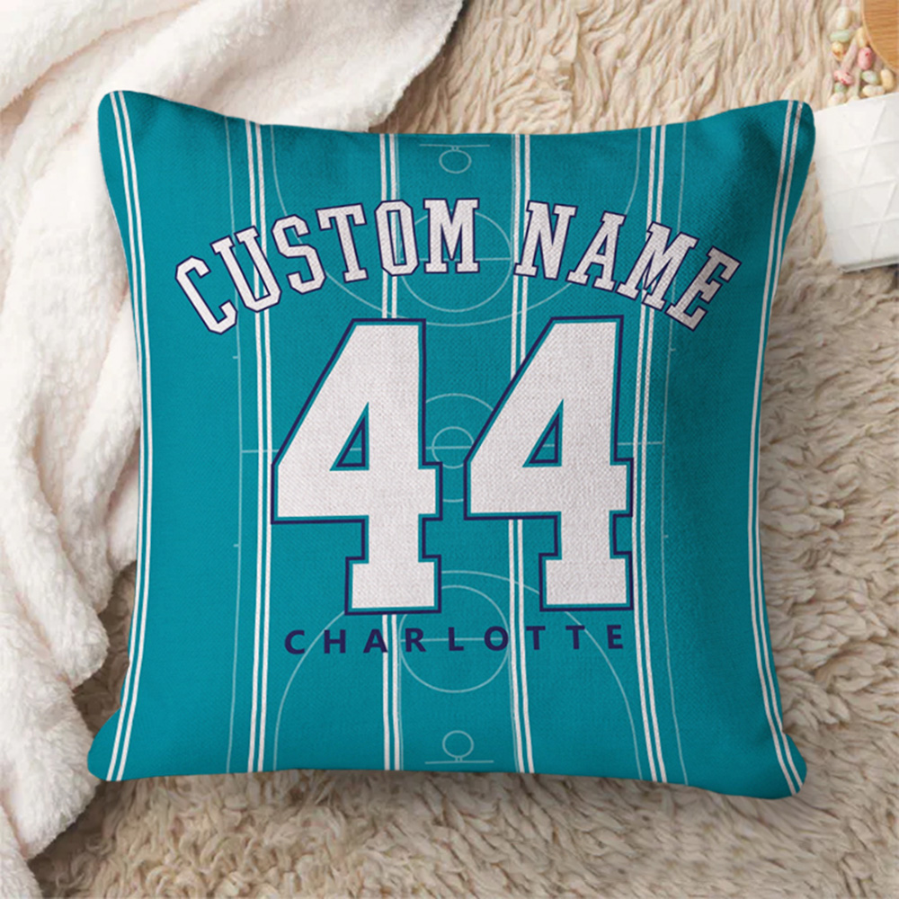 Personalized Basketball Pillow with Customizable Name and Number