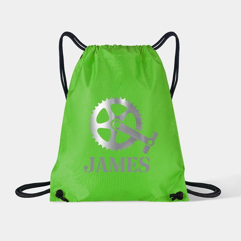 Personalized Gear Riding Drawstring Bag Team Sports Backpack Bags for Cycling Lovers