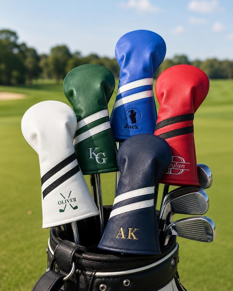 Personalized Golf Club Headcovers – Style His Swing with His Name