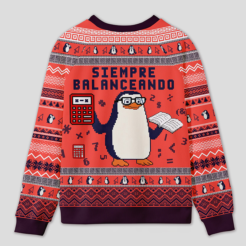 Personalized Finance Golden Goose Parody Ugly Sweater Office Holiday Party Gift for Accountants