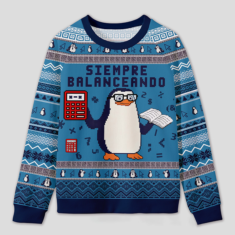 Personalized Finance Golden Goose Parody Ugly Sweater Office Holiday Party Gift for Accountants