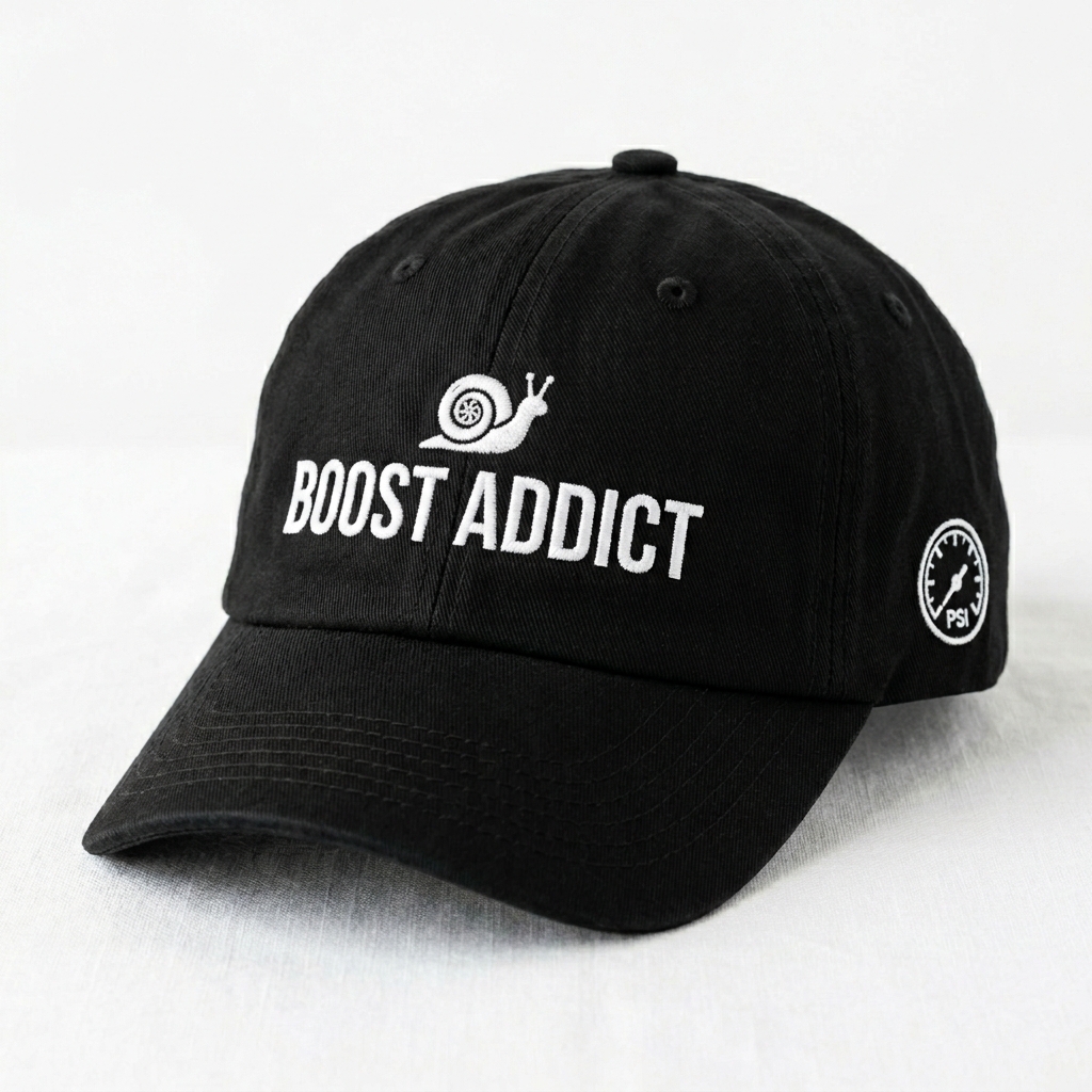 Personalized Boost Addict Turbo Snail Embroidered Casual Baseball Cap