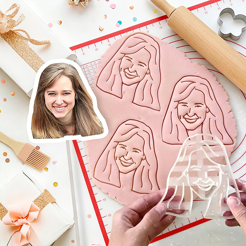 Personalized Face Photo Cookie Cutter Funny Cookie Gift Wedding Gift Custom Face Photo Gift Face Cookie Cutter Valentine's Day Gift 