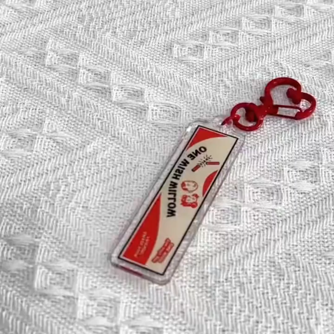 Obsession One Wish Willow Keychain Charm Obsession Keychain Horror Movie Gift Enamel Pin Gift for Fans