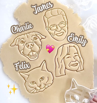 Personalized Face Cookie Cutter From Photo Funny Cookie Gift Wedding Gift Custom Face Photo Gift Face Cookie Cutter 