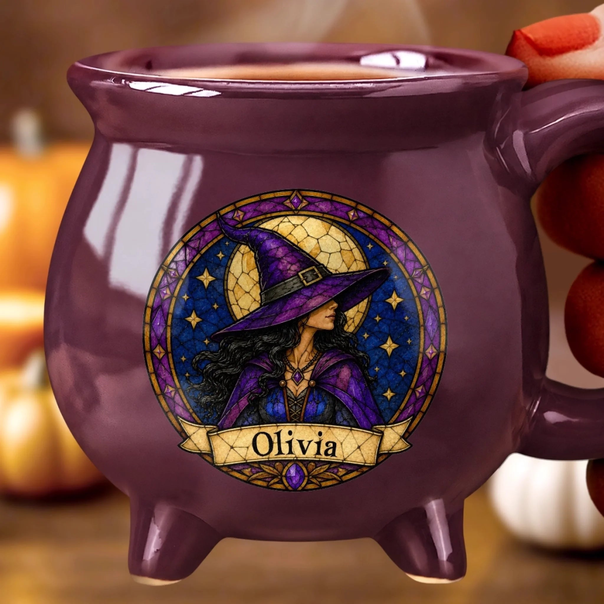 Personalized Halloween Witchy Cauldron Coffee Mug Gifts For Witch Moonlit Witch Vibes