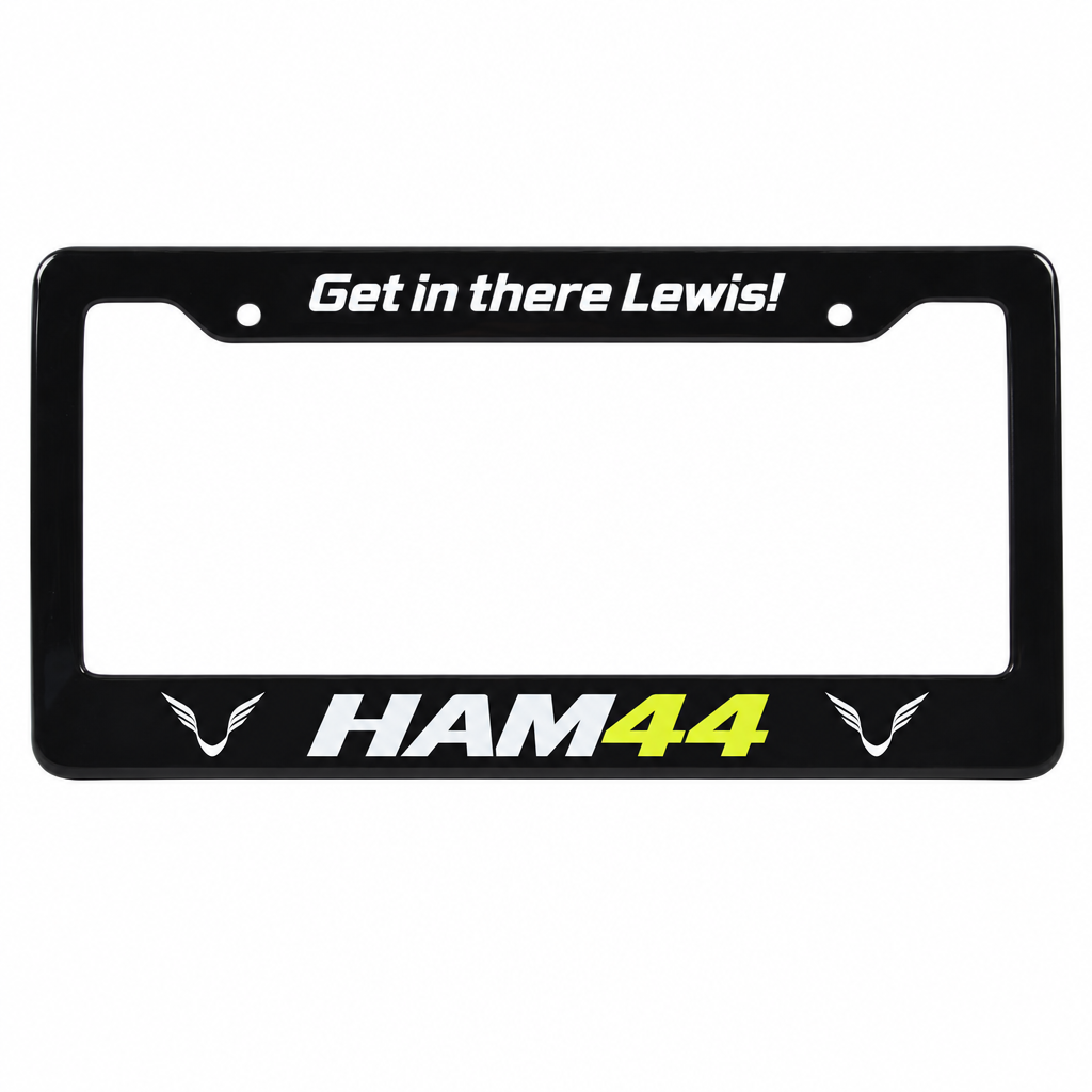 Grand Prix Motorsport License Plate Frames, Multiple Driver Designs