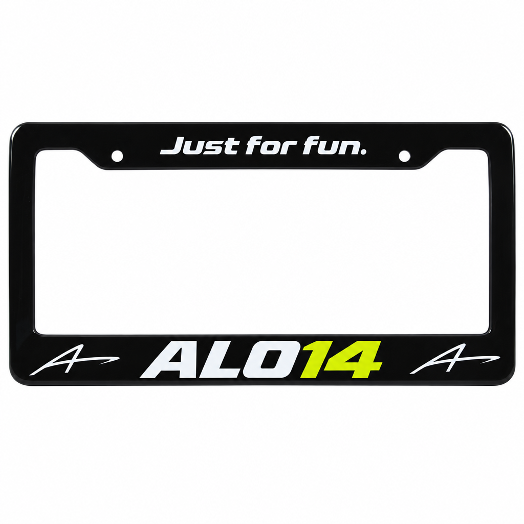 Grand Prix Motorsport License Plate Frames, Multiple Driver Designs