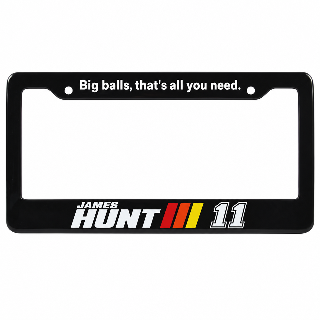 Grand Prix Motorsport License Plate Frames, Multiple Driver Designs
