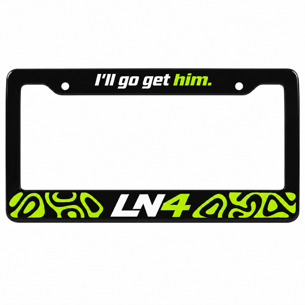 Grand Prix Motorsport License Plate Frames, Multiple Driver Designs