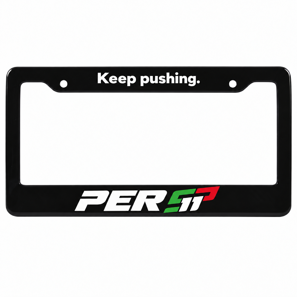 Grand Prix Motorsport License Plate Frames, Multiple Driver Designs