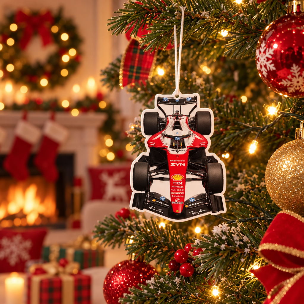 Motorsport Racing Car Hanging Air Freshener, Grand Prix Race Car Shaped Paper Scent Card, Gift for Racing Motorsport Fans