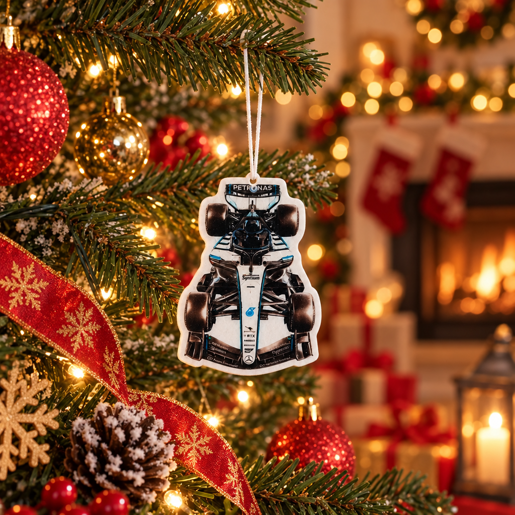 Motorsport Racing Car Hanging Air Freshener, Grand Prix Race Car Shaped Paper Scent Card, Gift for Racing Motorsport Fans